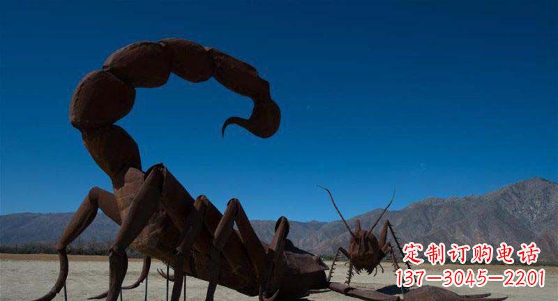 济南中领雕塑精美铜雕蝎子雕塑
