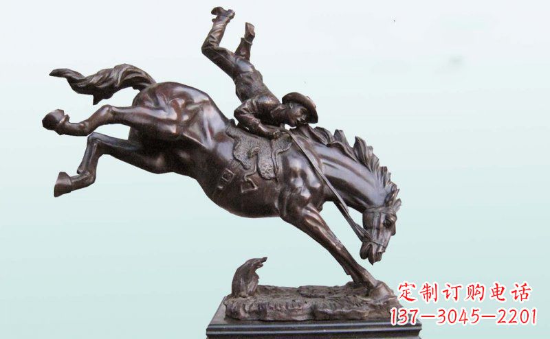 济南精致古典·真实再现马铜雕