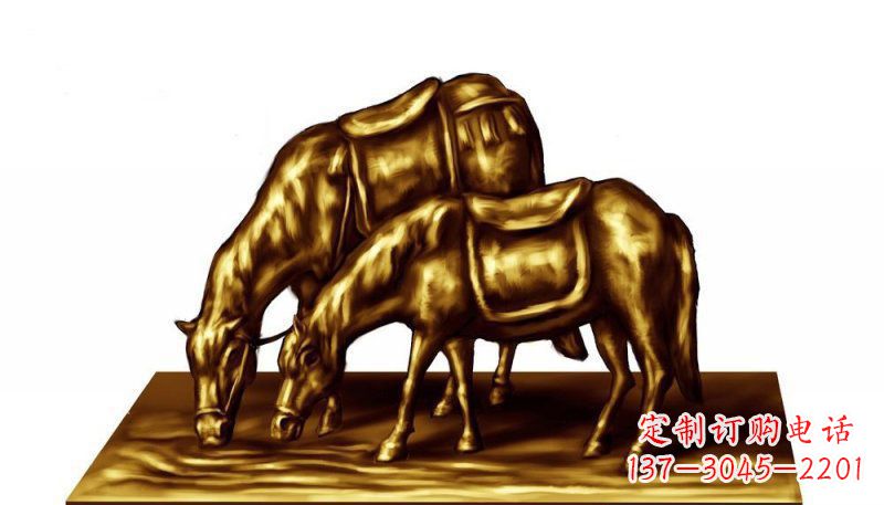 济南中领雕塑精美铜制动物雕塑