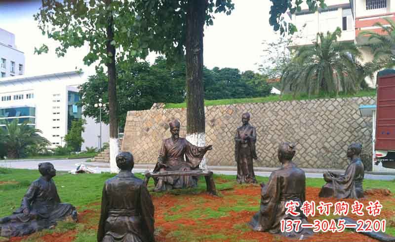 济南艺术经典朱熹铜雕雕塑