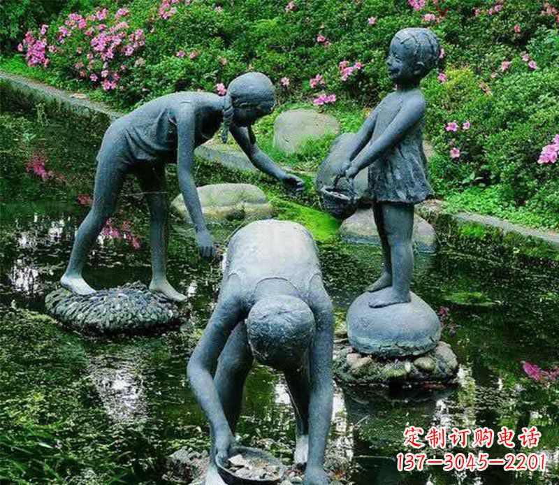 济南精美铜螃蟹雕塑