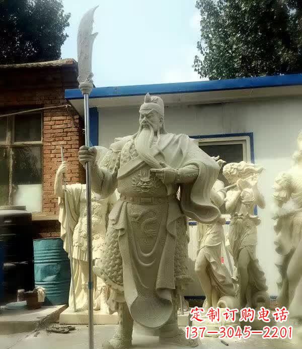 济南古代关公石雕