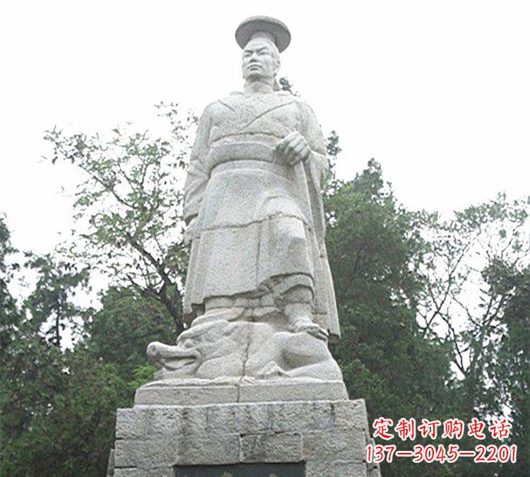 济南古代名人大禹石雕