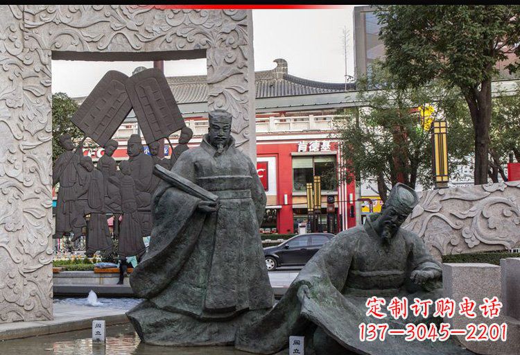 济南阎立德铜雕名人雕塑精美绝伦