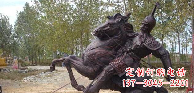 济南复古骑士马雕塑