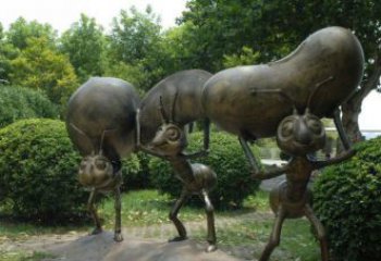 济南精美蚂蚁铜雕塑