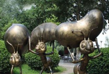 济南雕刻精灵——蚂蚁铜雕