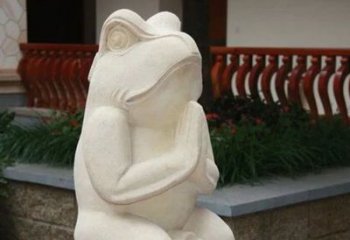 济南中领雕塑精美绝伦的青蛙石雕