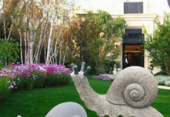 济南蜗牛雕塑——精致的艺术礼物
