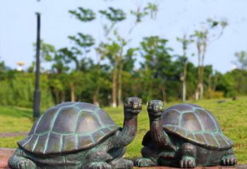 济南中领雕塑别具特色的乌龟铜雕