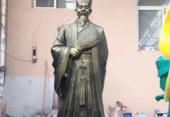 济南中领雕塑经典传承，诸葛亮铜雕！