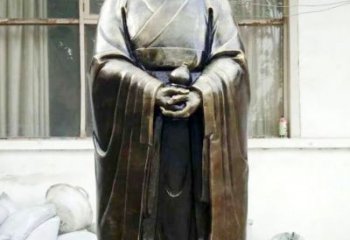济南精美扁鹊铜像，精雕细琢，展现古典之美
