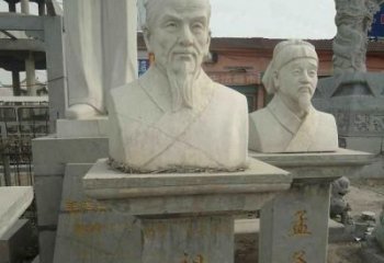 济南高级定制古代名人祖冲之头像雕塑
