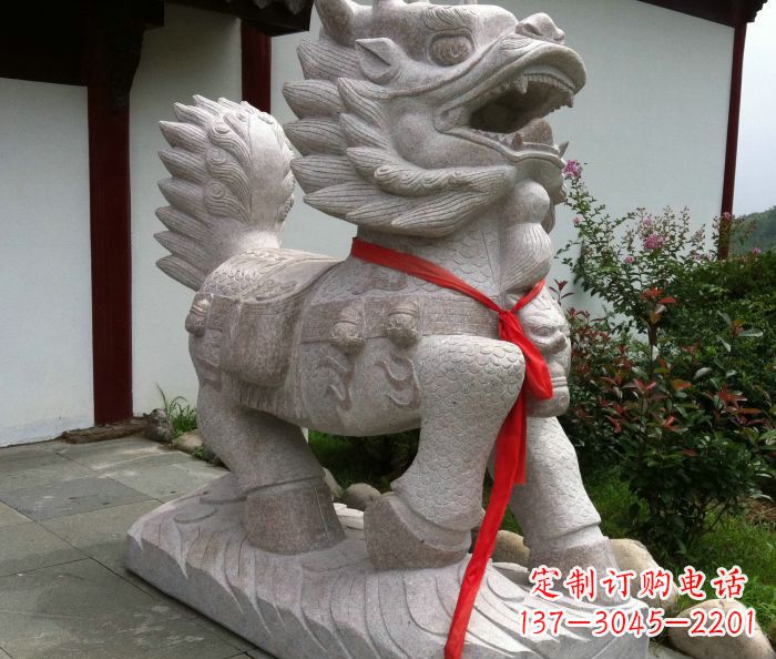 济南古典神麒麟石雕,令人叹为观止的精美艺术