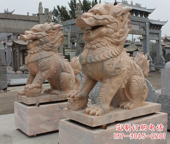 济南尊贵的古典麒麟雕塑