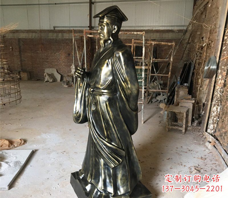 济南千古经典——代表古代艺术审美的王羲之雕塑