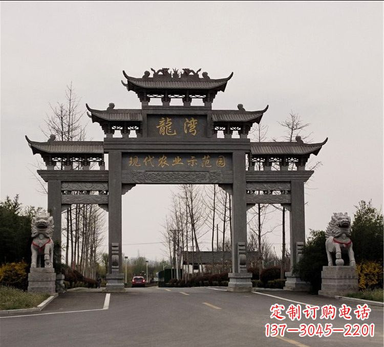 济南品质精湛的古石牌坊雕塑