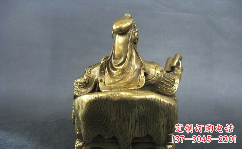 济南关公雕像·铜雕精美