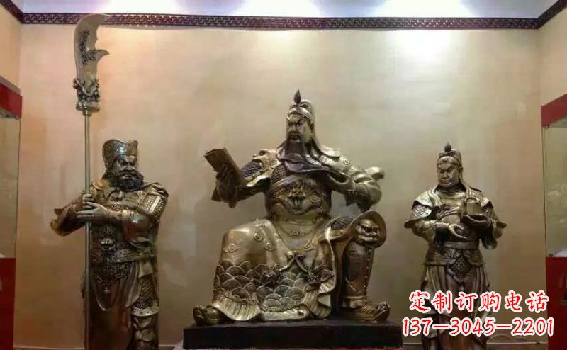 济南关圣大帝关公铜雕