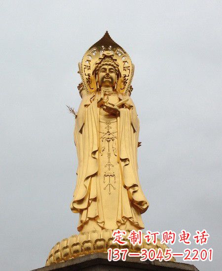 济南观音铜雕塑-传承千年古风