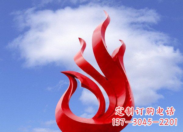 济南广场不锈钢凤凰雕塑 (2)