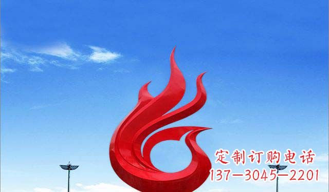 济南优雅定制,高贵不锈钢凤凰雕塑