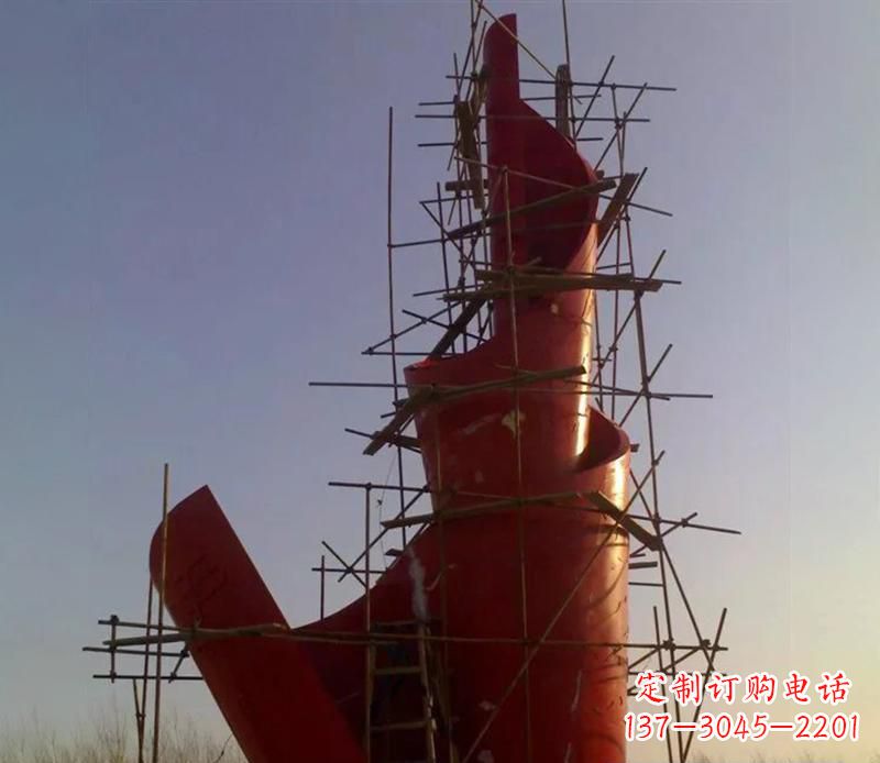 济南广场不锈钢火炬景观雕塑