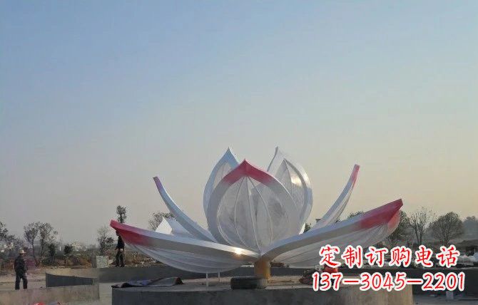 济南广场不锈钢莲花