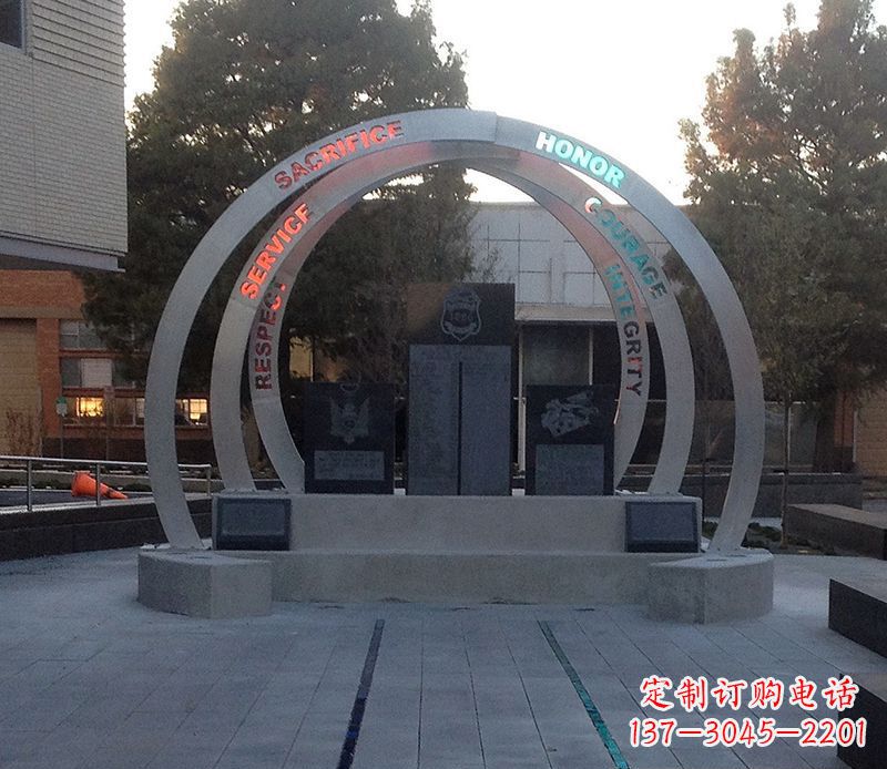 济南创意无限的不锈钢圆环雕塑