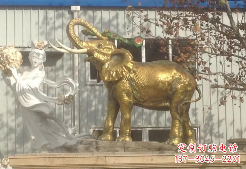 济南广场大象雕塑