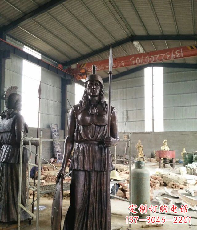 济南广场古罗马人物铜雕