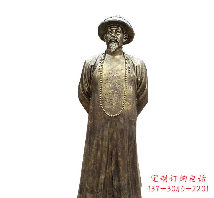 济南广场林则徐铜雕