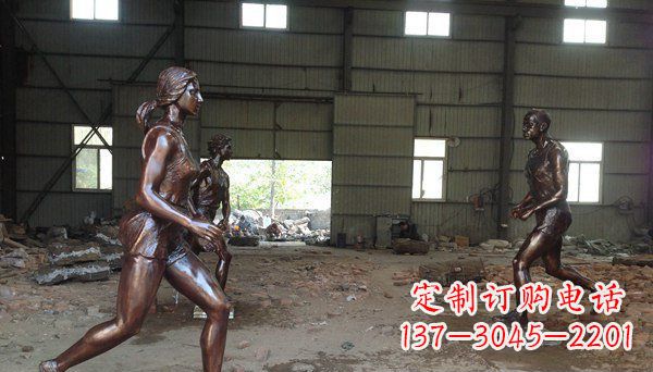 济南专为你而立!雕刻优雅女生铜雕
