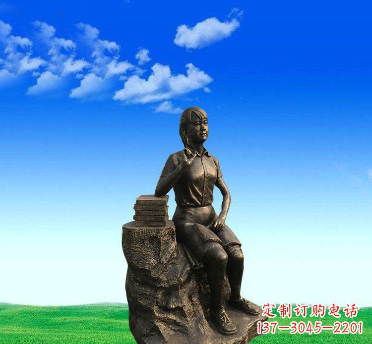 济南展现美丽的美女雕塑