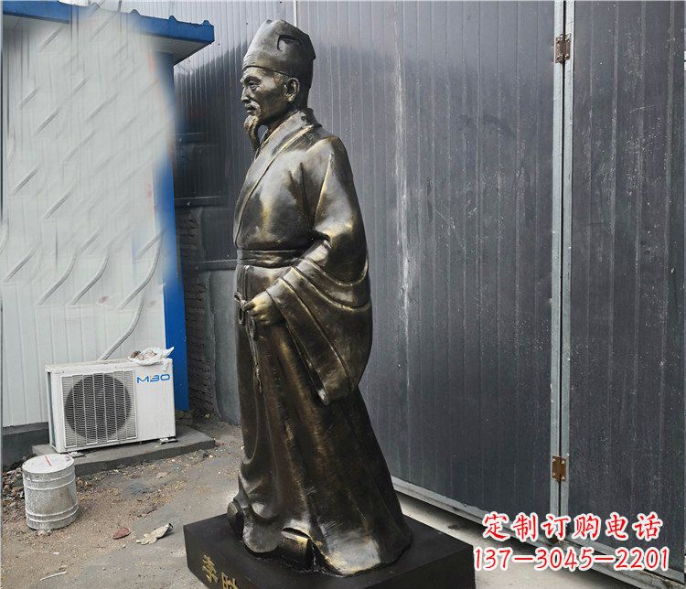 济南广场铸铜李时珍医学者雕塑