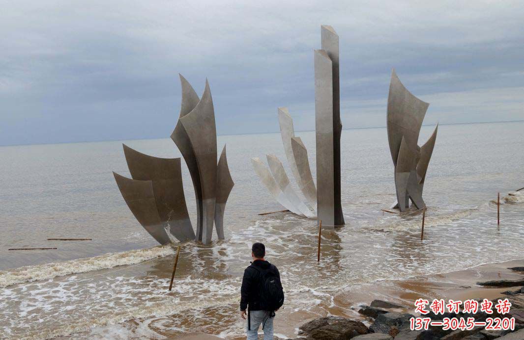 济南海洋船帆雕塑——送给宁静海滩的时刻