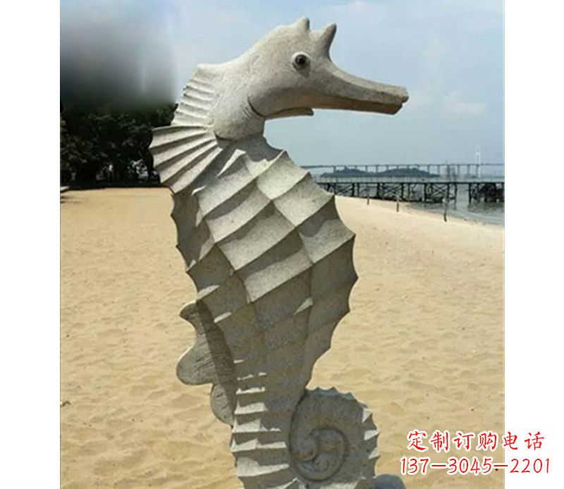 济南海边海马景观石雕
