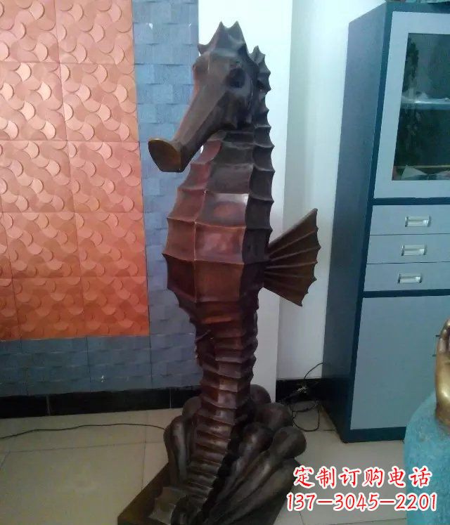 济南海马铸铜动物雕塑,品质保证