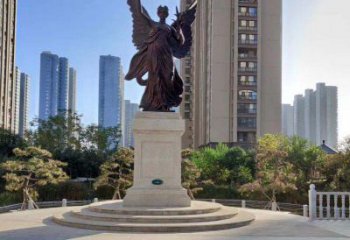 济南中领雕塑：精致的女神铜雕