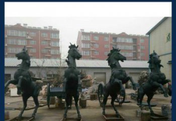 济南中领雕塑推出的优雅动物铜雕飞马，以其出色…