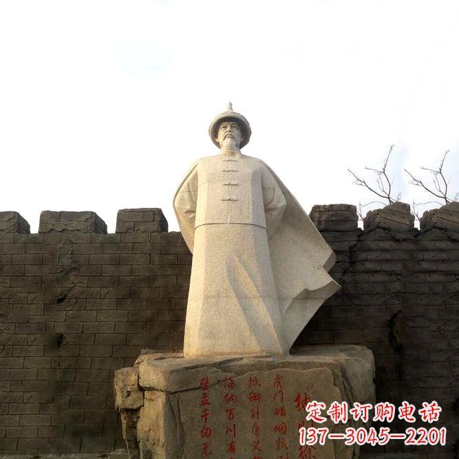 济南汉白玉林则徐石雕像——刻画历史传奇的传世绝唱