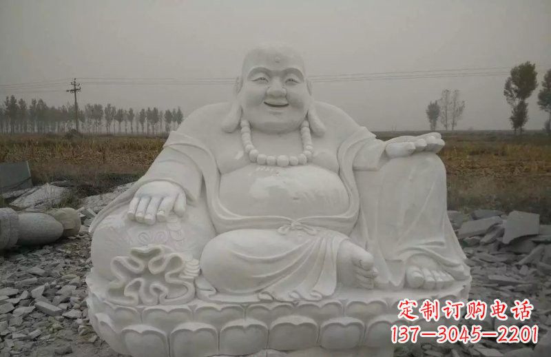 济南汉白玉弥勒佛