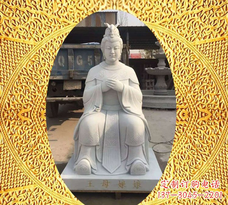 济南中领雕塑汉白玉神像雕塑