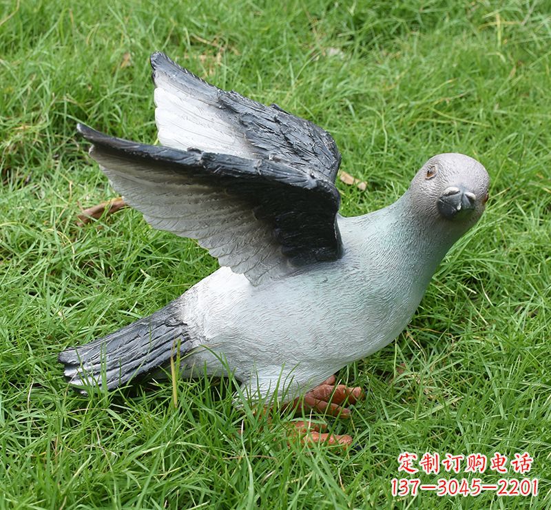 济南和平鸽雕塑:宣告世人的爱与和平