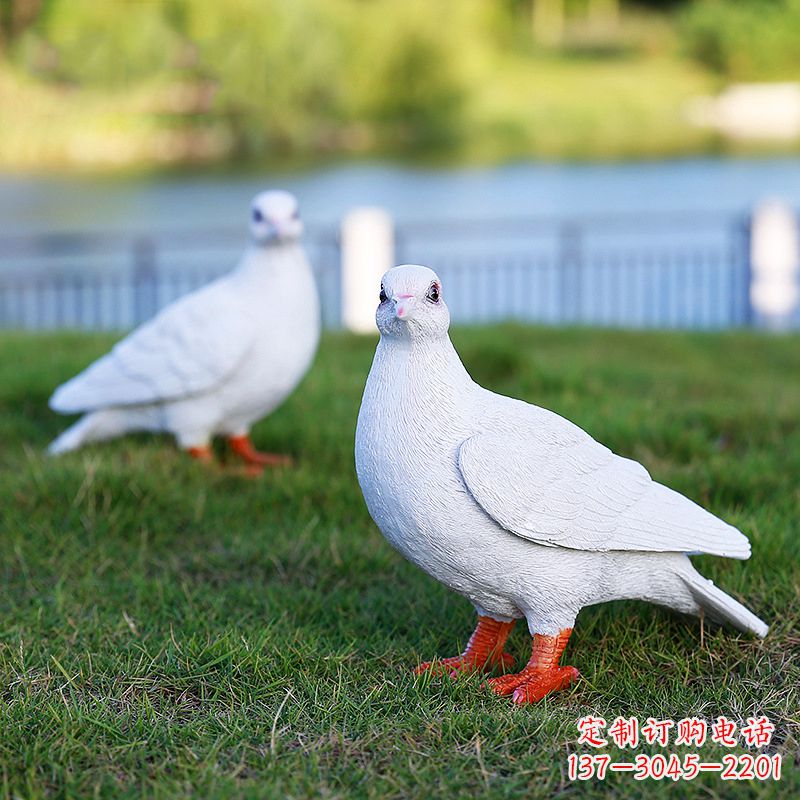 济南新型和平鸽雕塑,让爱与和平传递