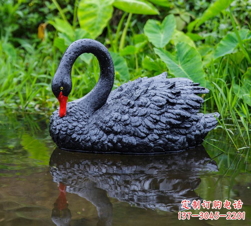 济南优美雕塑,精致天鹅雕塑