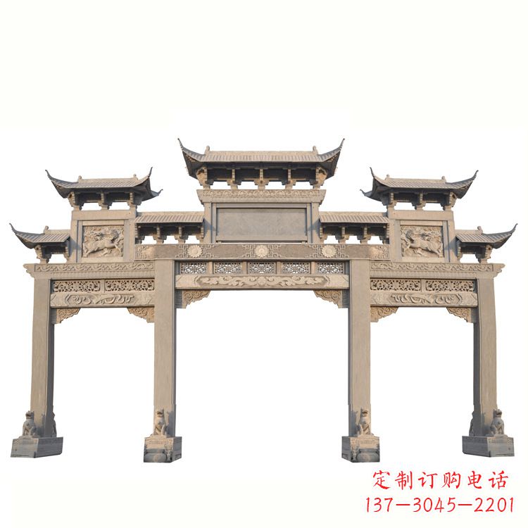 济南红石牌坊雕塑是一家专业从事牌坊雕塑的厂家…