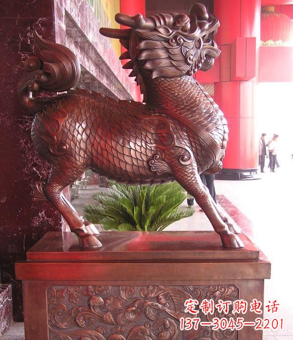 济南麒麟雕塑:领略古典魅力