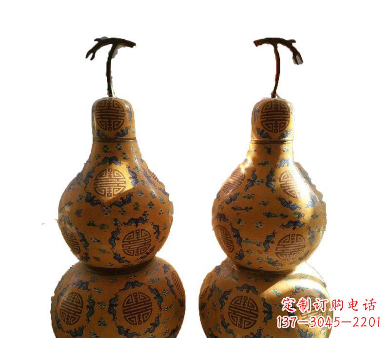 济南传统文化精美葫芦铜雕