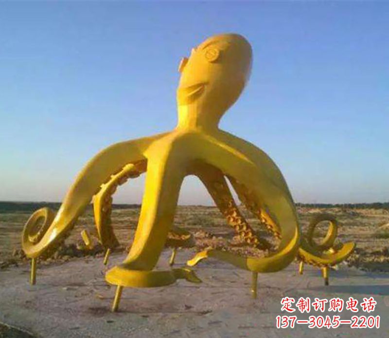 济南户外章鱼雕塑